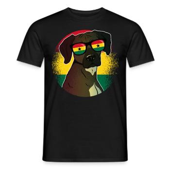 Ghana - T-shirt homme - noir - Devant - AI Model Male 178 light (178cm)