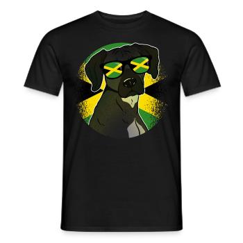 Jamaïque - T-shirt homme - noir - Devant - AI Model Male 178 light (178cm)