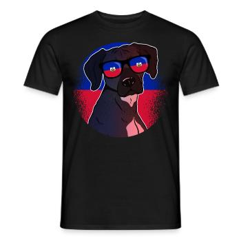 Haiti - Männer T-Shirt - Schwarz - Vorne - AI Model Male 178 light (178cm)