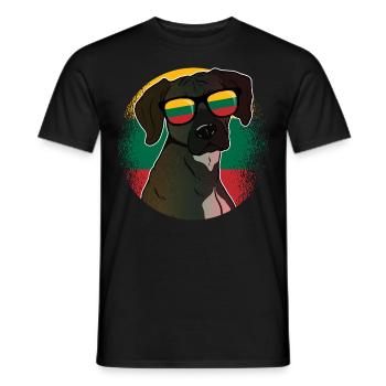 Litauen - Männer T-Shirt - Schwarz - Vorne - AI Model Male 178 light (178cm)