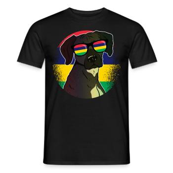 Mauritius - Men's T-Shirt - black - Front - AI Model Male 178 light (178cm)