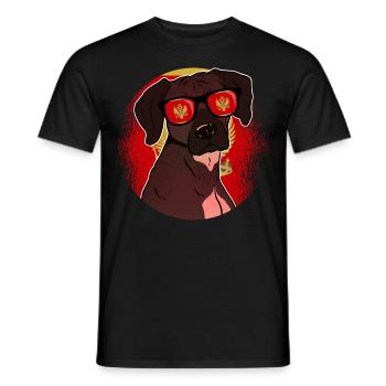 Monténégro - T-shirt homme - noir - Devant - AI Model Male 178 light (178cm)