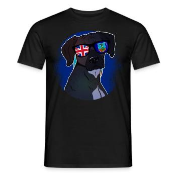 Montserrat - Men's T-Shirt - black - Front - AI Model Male 178 light (178cm)