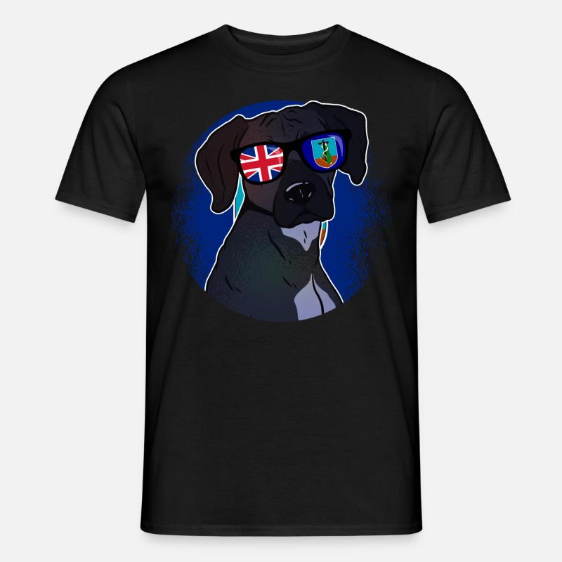 Montserrat - Männer T-Shirt - Schwarz
