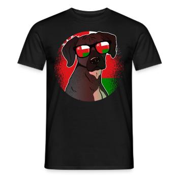 Oman - Men's T-Shirt - black - Front - AI Model Male 178 light (178cm)