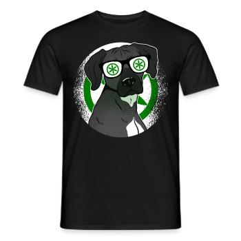 Padanien - Männer T-Shirt - Schwarz - Vorne - AI Model Male 178 light (178cm)