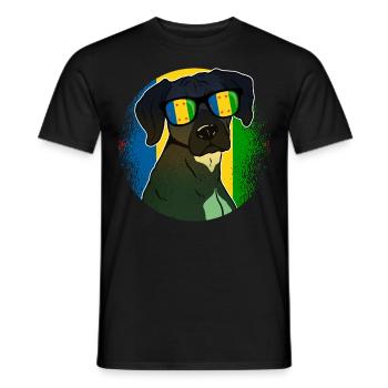 Ogoni - Männer T-Shirt - Schwarz - Vorne - AI Model Male 178 light (178cm)
