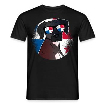 Panama - Männer T-Shirt - Schwarz - Vorne - AI Model Male 178 light (178cm)