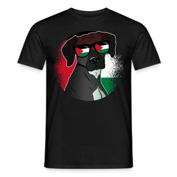 Palästina - Männer T-Shirt - Schwarz - Vorne - AI Model Male 178 light (178cm)