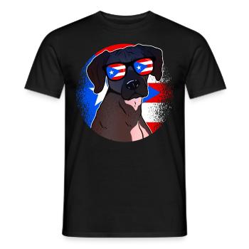 Puerto Rico - Männer T-Shirt - Schwarz - Vorne - AI Model Male 178 light (178cm)