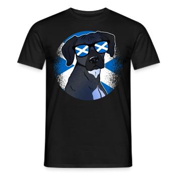 Ecosse - T-shirt homme - noir - Devant - AI Model Male 178 light (178cm)