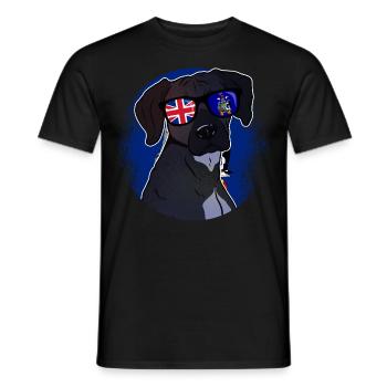 Géorgie du Sud et les îles Sandwich du Sud - T-shirt homme - noir - Devant - AI Model Male 178 light (178cm)