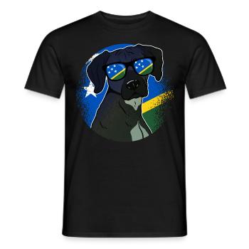 Solomon Islands - Men's T-Shirt - black - Front - AI Model Male 178 light (178cm)