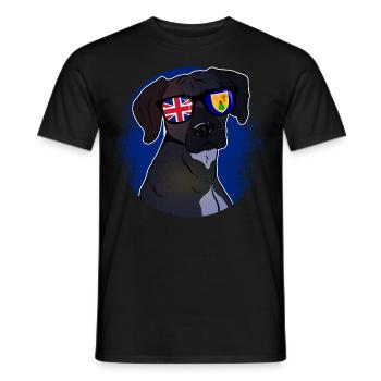 Turks et Caicos (Îles) - T-shirt homme - noir - Devant - AI Model Male 178 light (178cm)