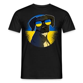 Ukraine - Männer T-Shirt - Schwarz - Vorne - AI Model Male 178 light (178cm)