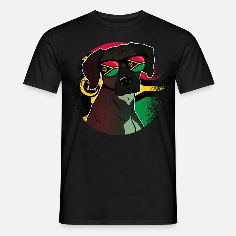 Vanuatu - Männer T-Shirt - Schwarz