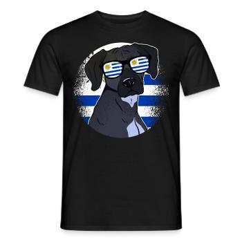 Uruguay - Männer T-Shirt - Schwarz - Vorne - AI Model Male 178 light (178cm)