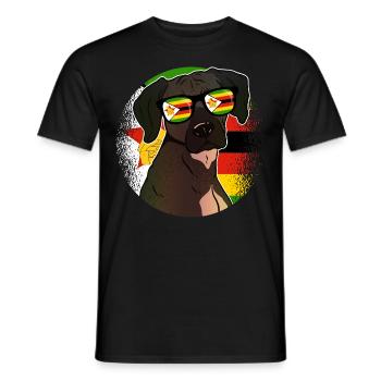 Zimbabwe - T-shirt homme - noir - Devant - AI Model Male 178 light (178cm)