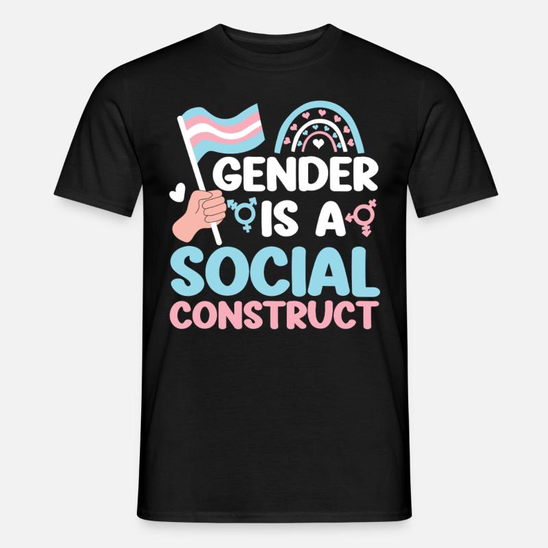 Transgender Trans LGBT Pride - Männer T-Shirt - Schwarz