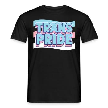 Transgender Trans LGBT Pride - Männer T-Shirt - Schwarz - Vorne - AI Model Male 178 light (178cm)