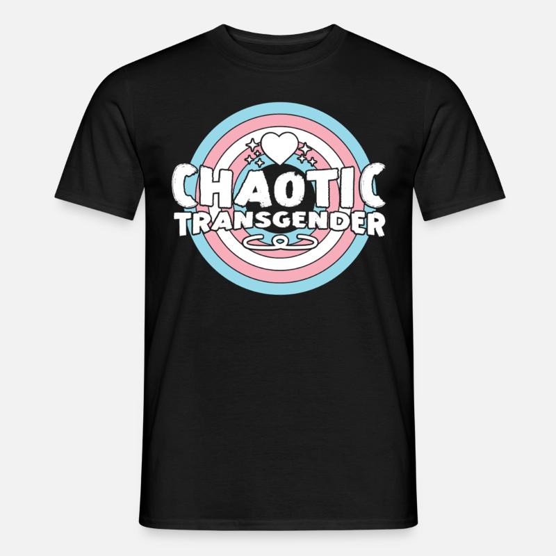 Transgender Trans LGBT Pride - Männer T-Shirt - Schwarz