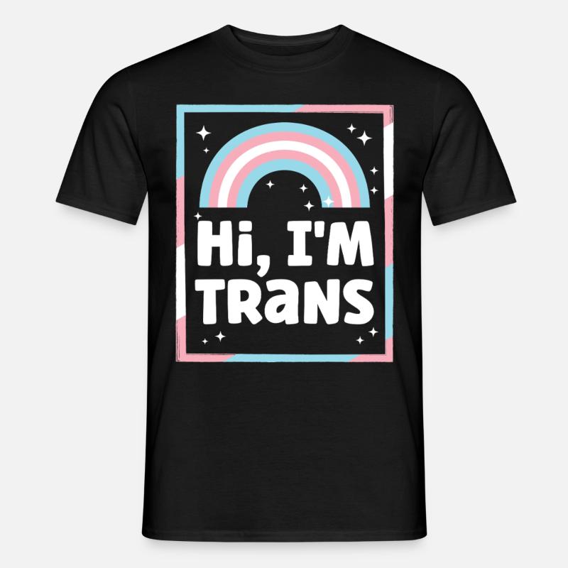 Transgender Trans LGBT Pride - Männer T-Shirt - Schwarz