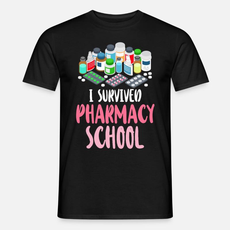 Pharmacy Tech Technician - Männer T-Shirt - Schwarz