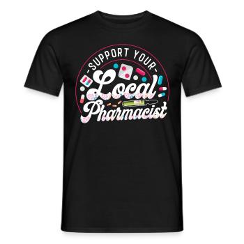 Pharmacy Tech Technician - Männer T-Shirt - Schwarz - Vorne - AI Model Male 178 light (178cm)