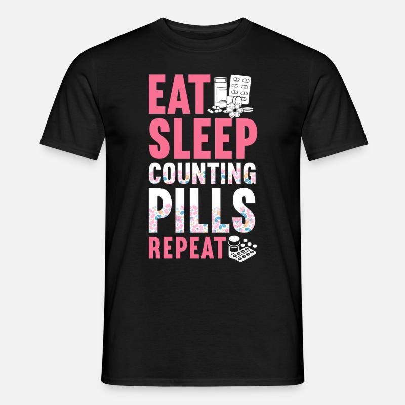Pharmacy Tech Technician - Männer T-Shirt - Schwarz
