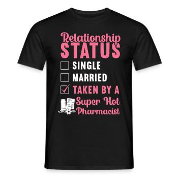 Technicien en pharmacie - T-shirt homme - noir - Devant - AI Model Male 178 light (178cm)