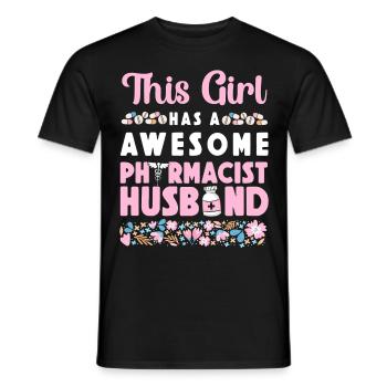 Pharmacy Tech Technician - Men's T-Shirt - black - Front - AI Model Male 178 light (178cm)