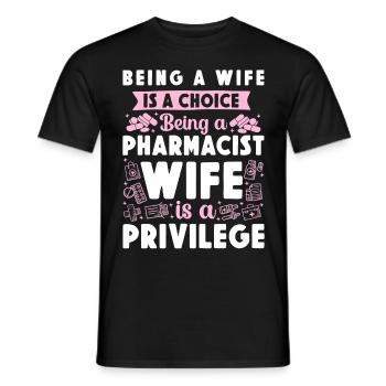 Pharmacy Tech Technician - Men's T-Shirt - black - Front - AI Model Male 178 light (178cm)