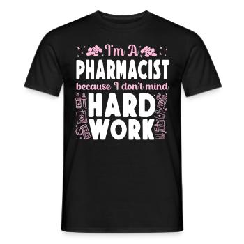 Technicien en pharmacie - T-shirt homme - noir - Devant - AI Model Male 178 light (178cm)