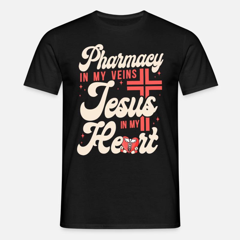 Pharmacy Tech Technician - Men's T-Shirt - black