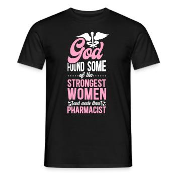 Pharmacy Tech Technician - Men's T-Shirt - black - Front - AI Model Male 178 light (178cm)