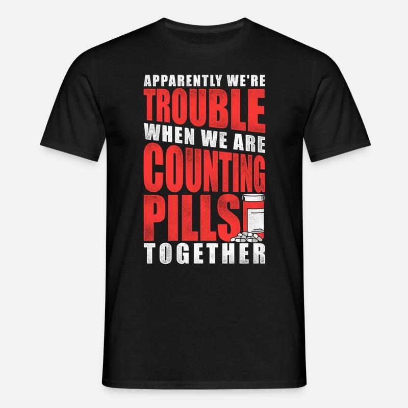 Pharmacy Tech Technician - Männer T-Shirt - Schwarz