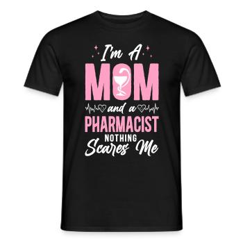 Technicien en pharmacie - T-shirt homme - noir - Devant - AI Model Male 178 light (178cm)