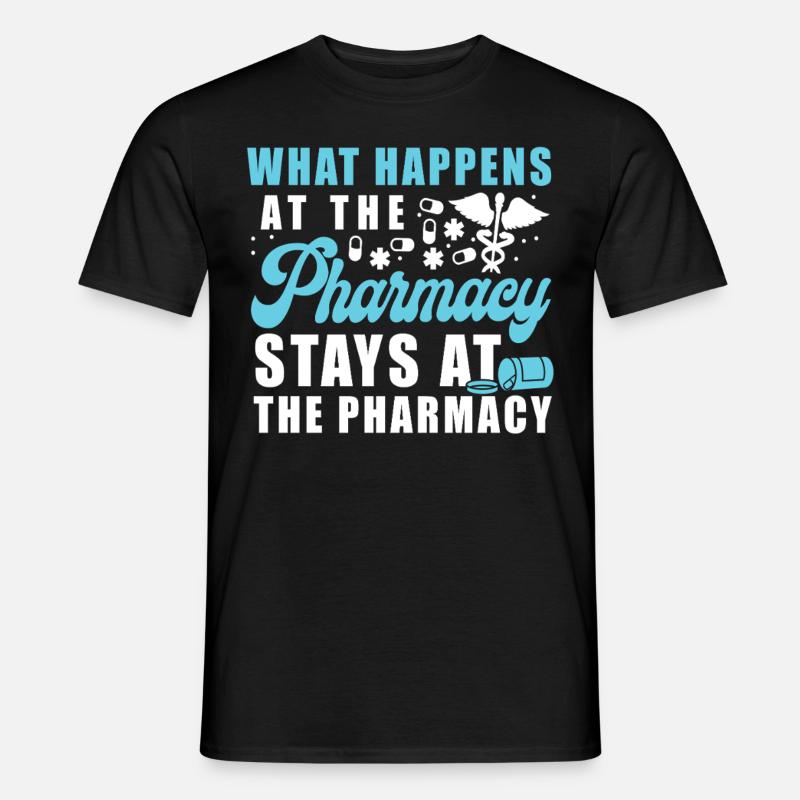 Pharmacy Tech Technician - Männer T-Shirt - Schwarz