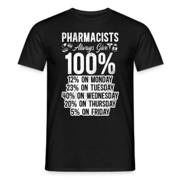 Pharmacy Tech Technician - Männer T-Shirt - Schwarz - Vorne - AI Model Male 178 light (178cm)