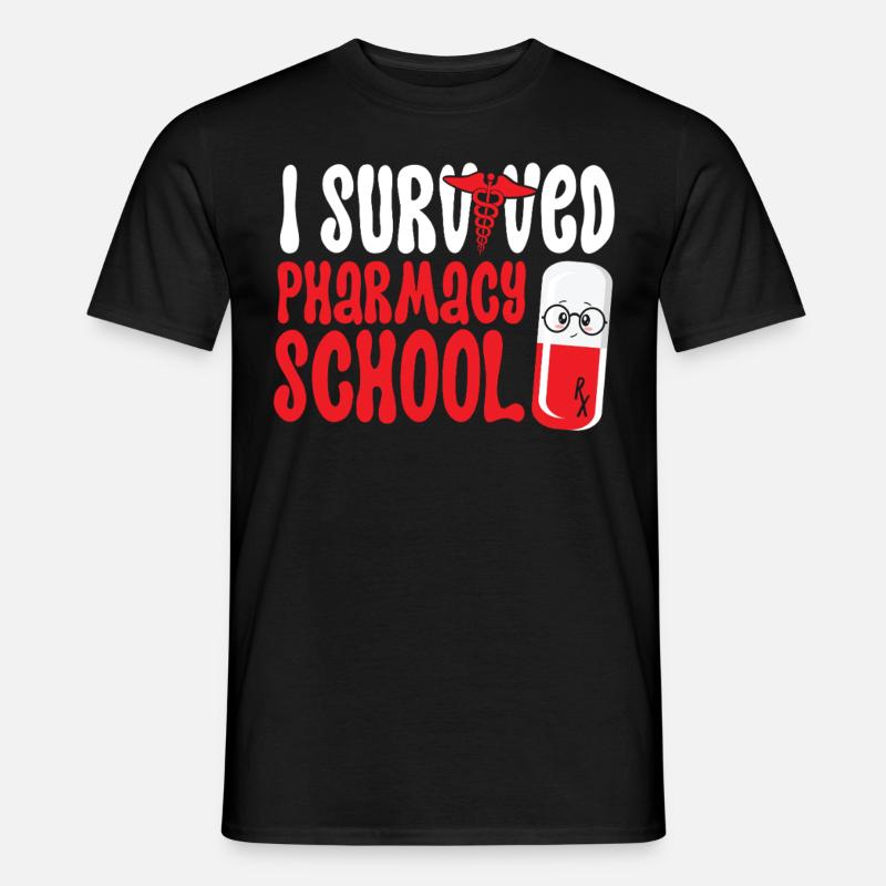 Pharmacy Tech Technician - Männer T-Shirt - Schwarz