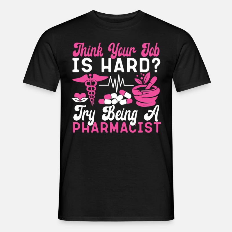 Pharmacy Tech Technician - Männer T-Shirt - Schwarz