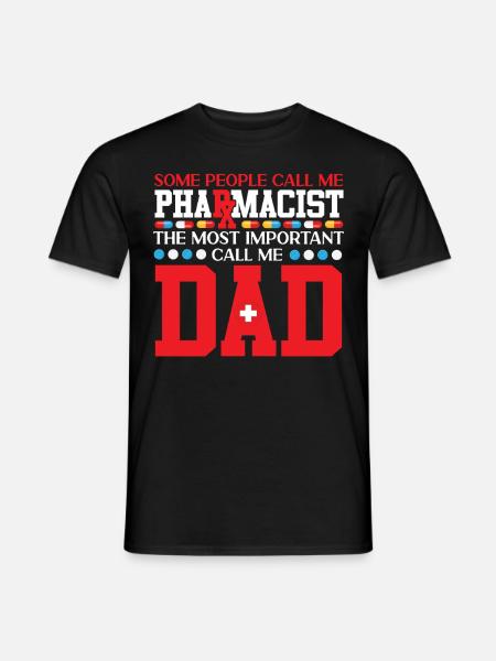 Pharmacy Tech Technician - Männer T-Shirt - Schwarz