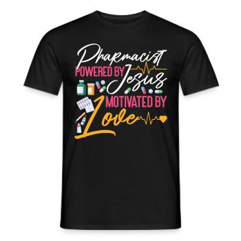 Pharmacy Tech Technician - Männer T-Shirt - Schwarz - Vorne - AI Model Male 178 light (178cm)