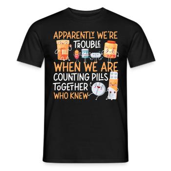 Technicien en pharmacie - T-shirt homme - noir - Devant - AI Model Male 178 light (178cm)