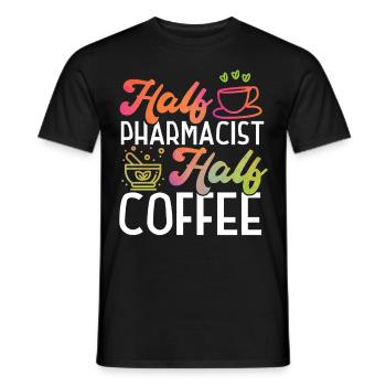 Technicien en pharmacie - T-shirt homme - noir - Devant - AI Model Male 178 light (178cm)