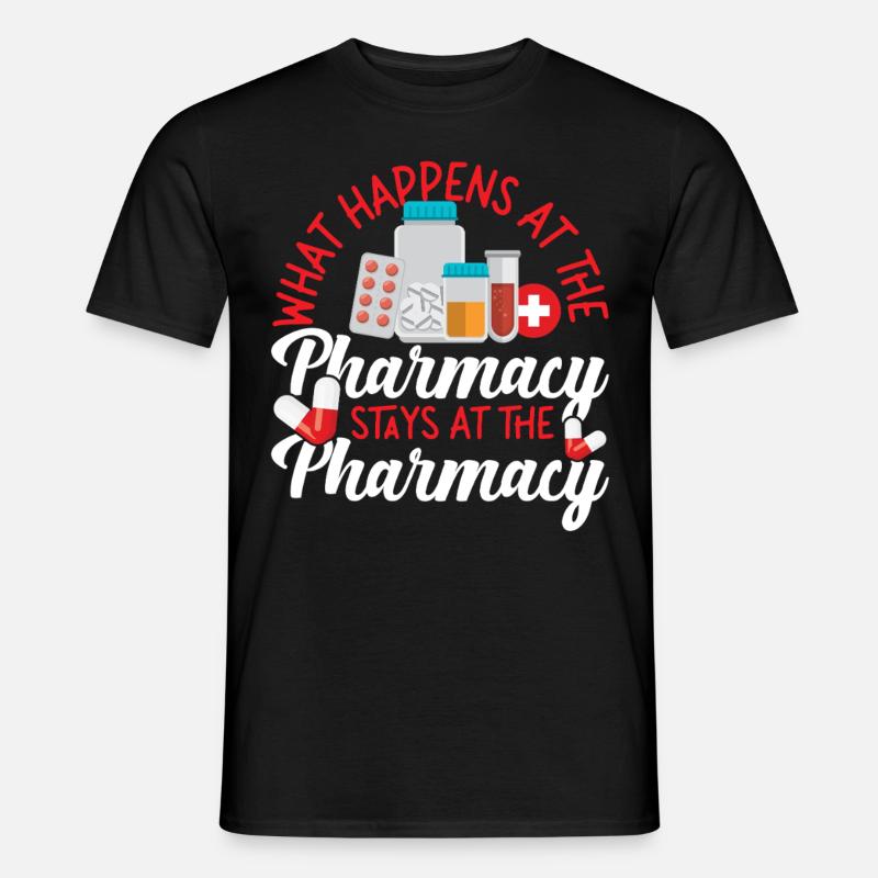 Pharmacy Tech Technician - Men’s T-shirt - black
