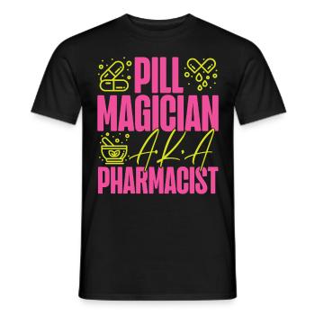 Pharmacy Tech Technician - Männer T-Shirt - Schwarz - Vorne - AI Model Male 178 light (178cm)