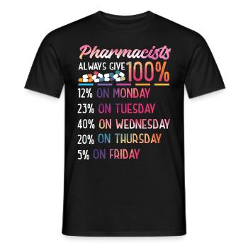 Pharmacy Tech Technician - Männer T-Shirt - Schwarz - Vorne - AI Model Male 178 light (178cm)