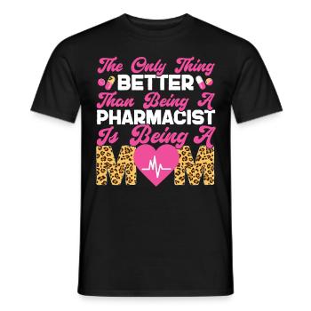 Technicien en pharmacie - T-shirt homme - noir - Devant - AI Model Male 178 light (178cm)