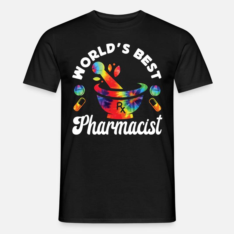Pharmacy Tech Technician - Männer T-Shirt - Schwarz